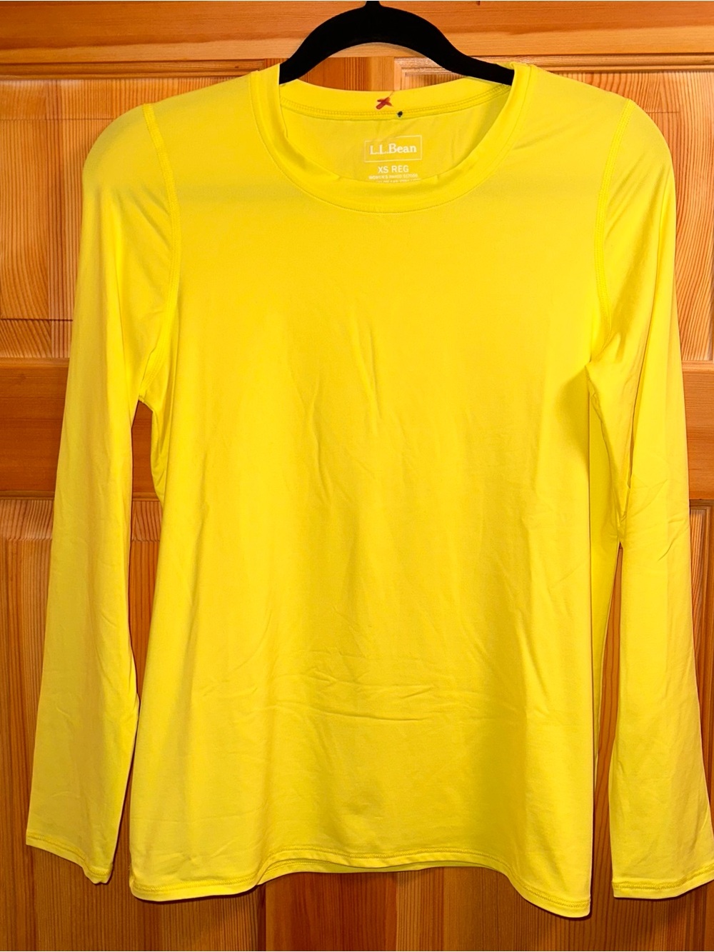 L.L.Bean Yellow Long-Sleeve Performance Tee